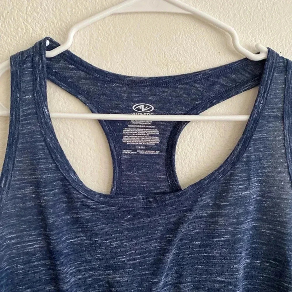 💥Athletic Navy Tank Top M - Picture 4 of 7